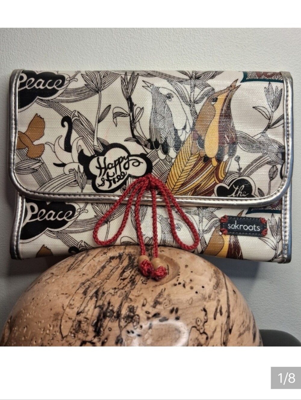 Sakroots Makeup / Jewelry Organizer - Peace Print